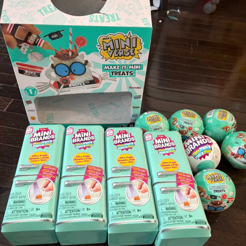 Food Snacks Box - Miniverse Mini Snack Ball Refrigerator Diy