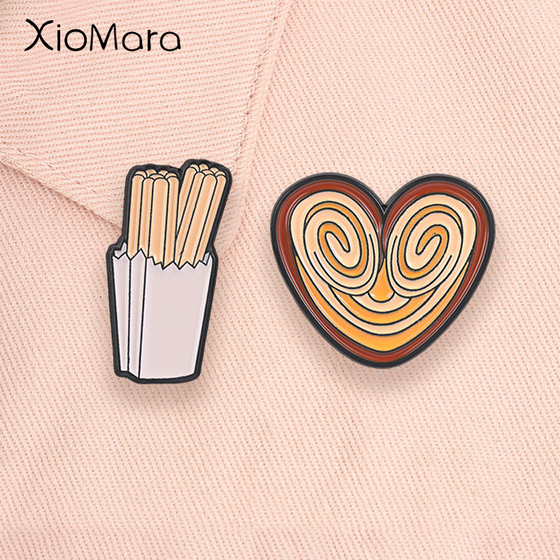 Food Lovers Snacks - Spanish Food Enamel Pins Delicious Snacks