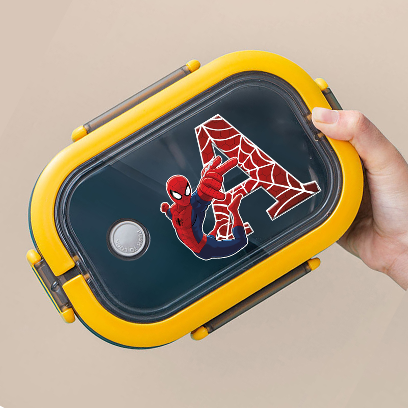 Food Xxl - Spiderman Lunch Box Cartoon Letter A-Z