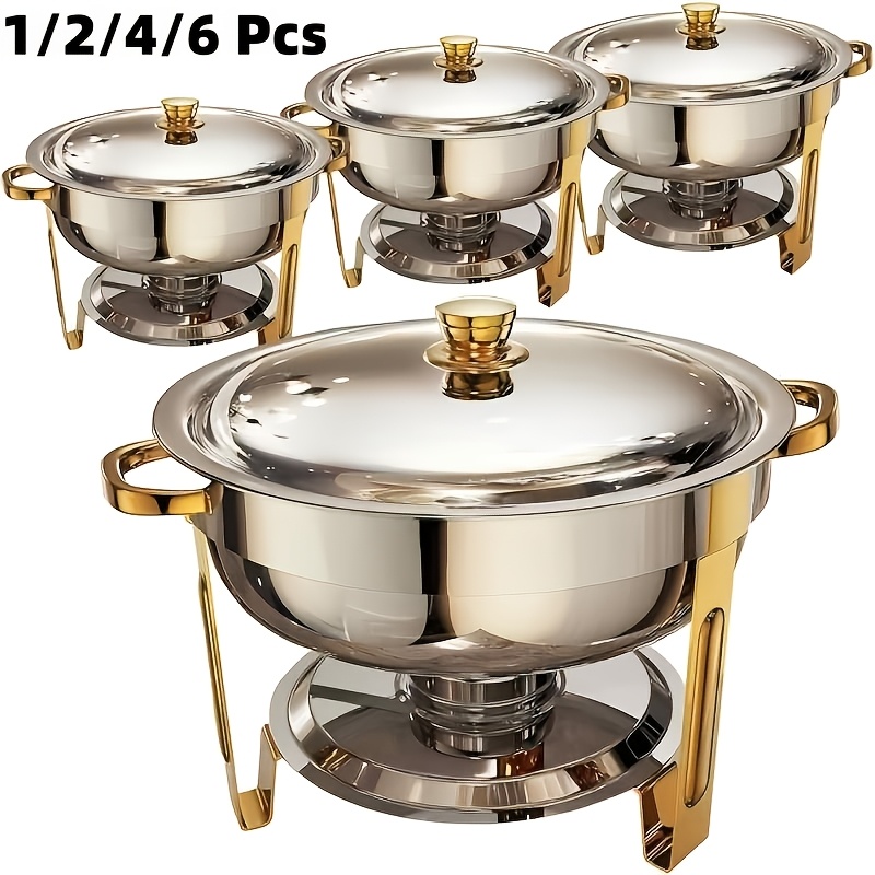Food Xxl - 6/9QT Chafing Dishes For Buffet, 1/2/4/6