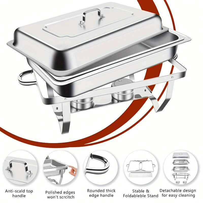 2/4/6/8pcs Chafing Dishes Full - Food Xxl review and price