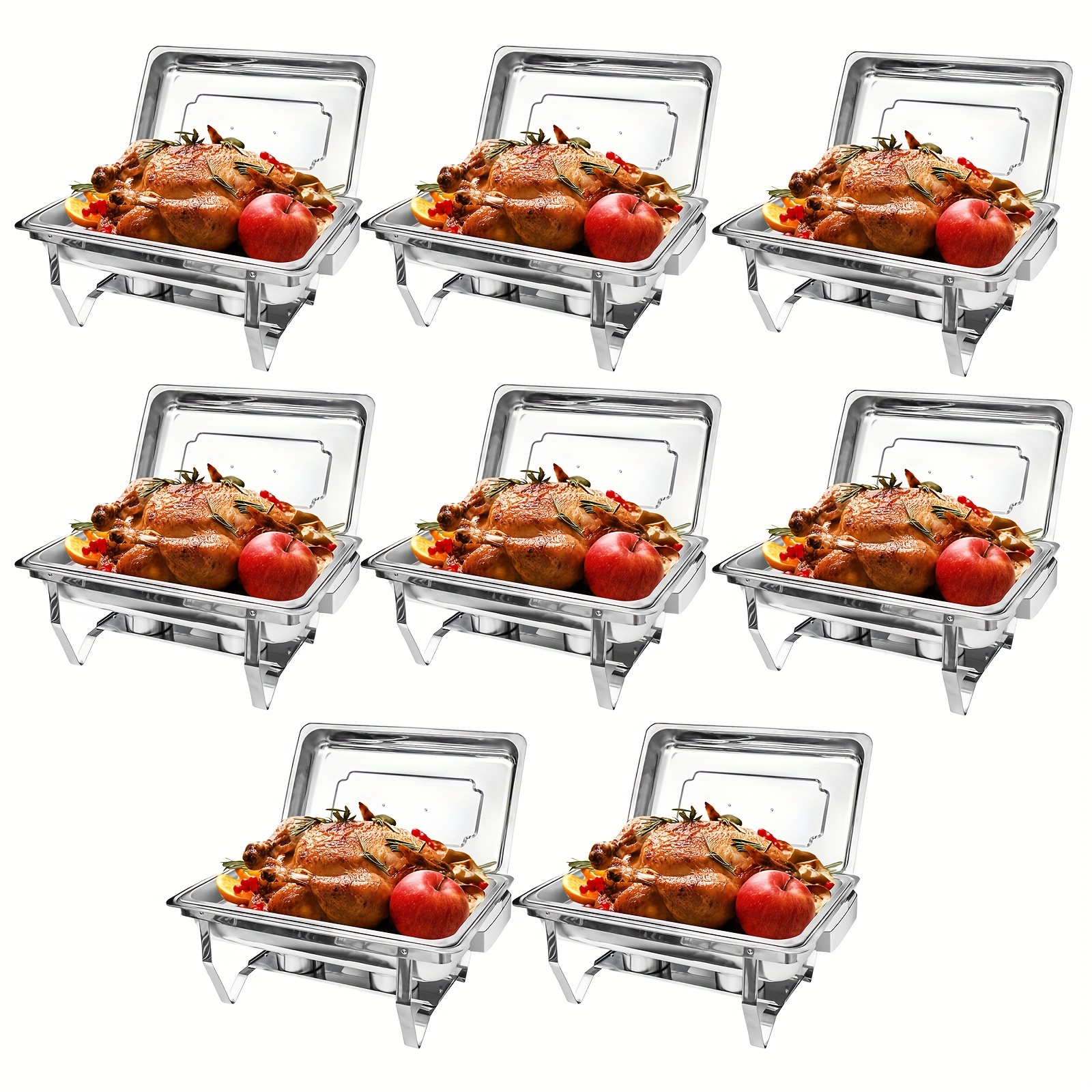 2/4/6/8pcs Chafing Dishes Full - Food Xxl review and price