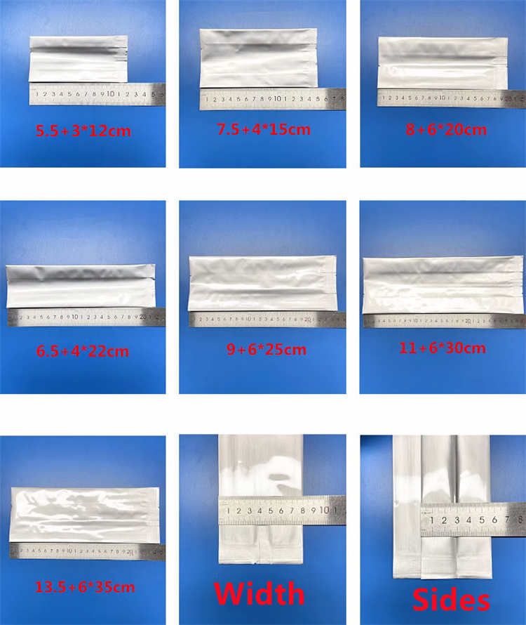 100PCS Open Top Side Gussets S - Food Snacks Logos review and price