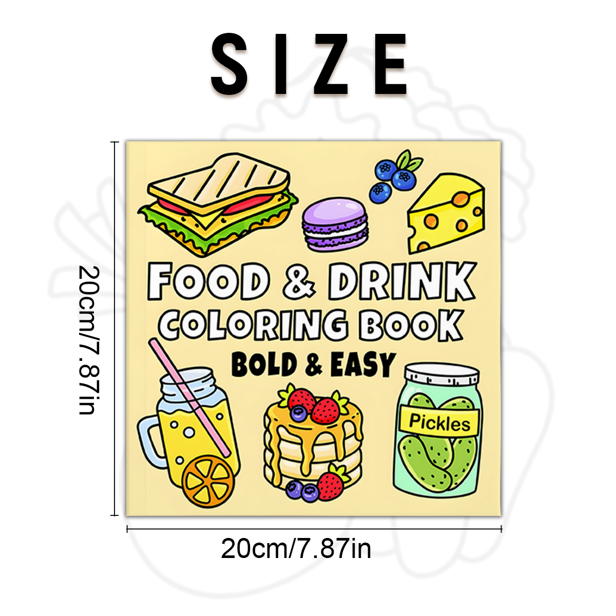 Delicious Treats Coloring Book - Food Snacks Pictures review and price