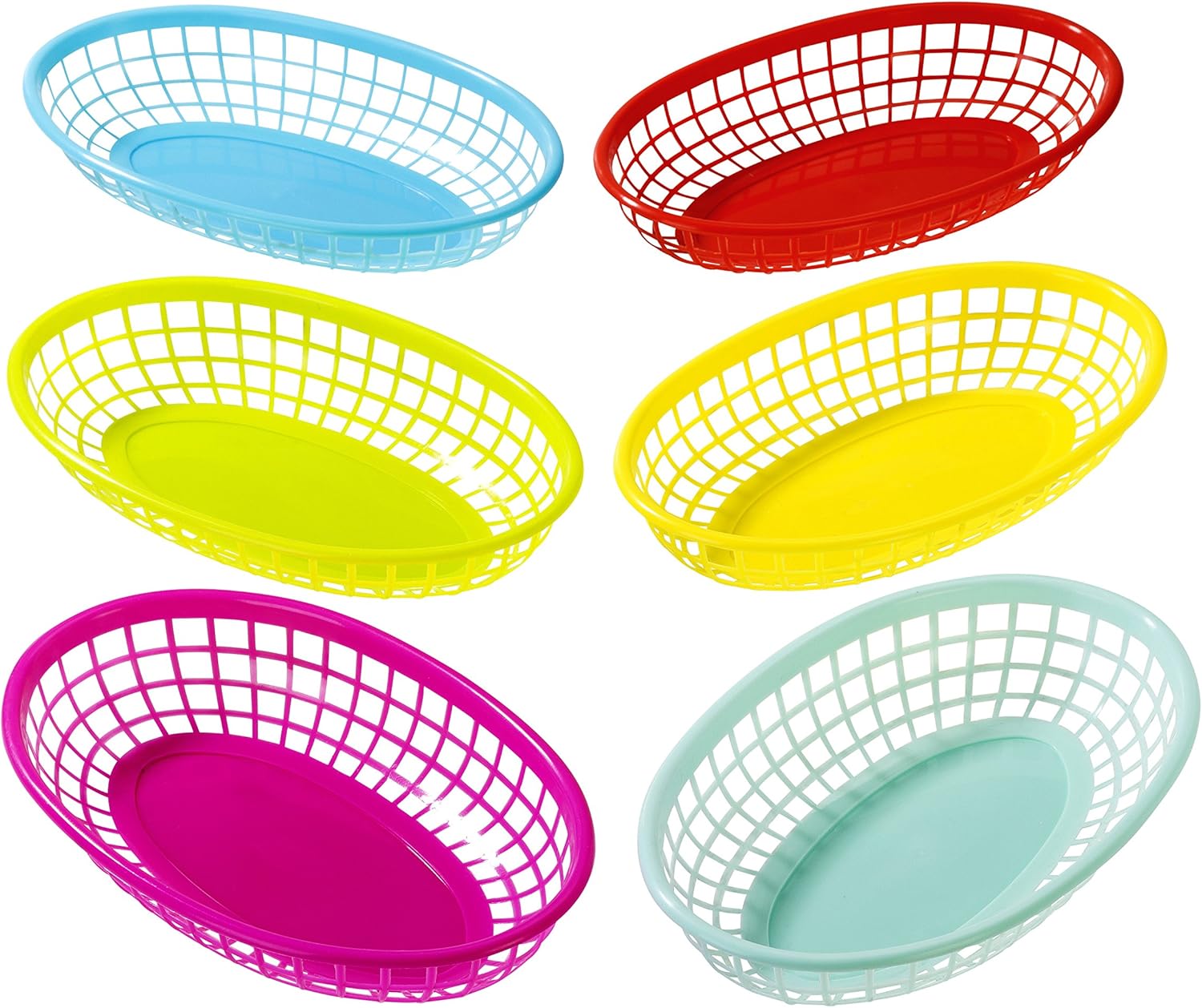 Reusable Plastic Food Baskets  - Food Snacks Party review and price