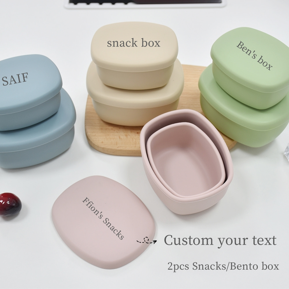 2-Pack 350ml + 200ml Silicone  - Food Snacks Name review and price
