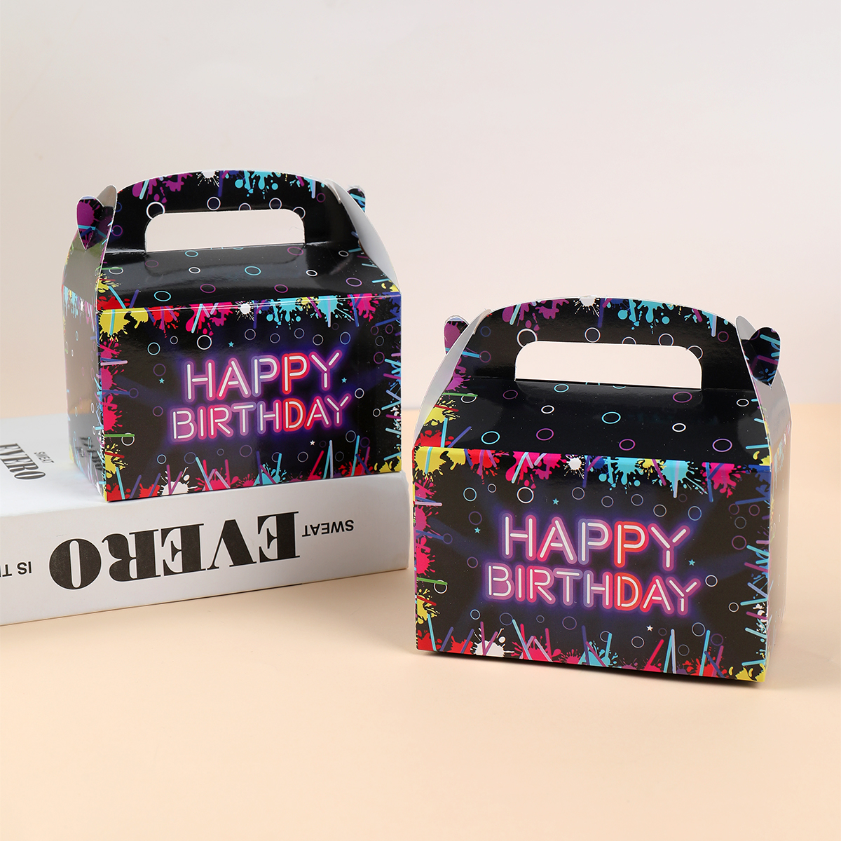 Fluorescent Candy Box Paper Ca - Food Snacks Party review and price