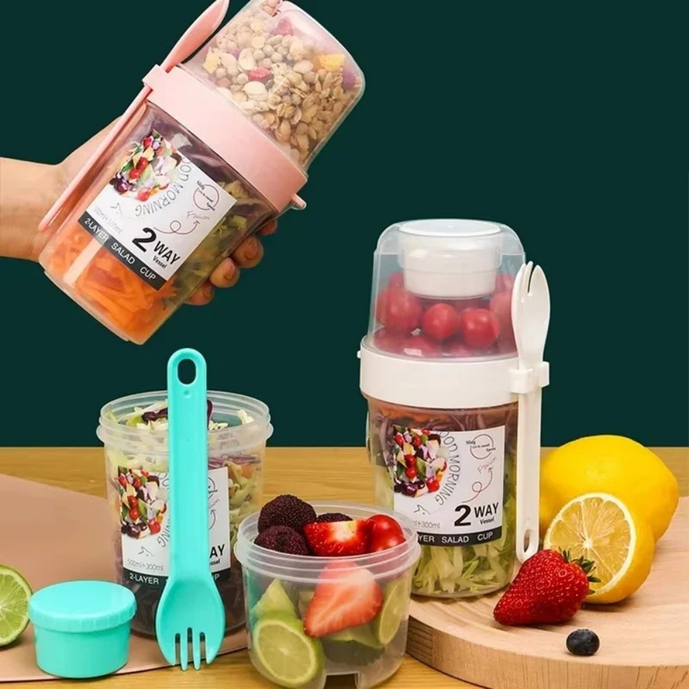 Portable Salad Cup Breakfast C - Food Snacks Box review and price