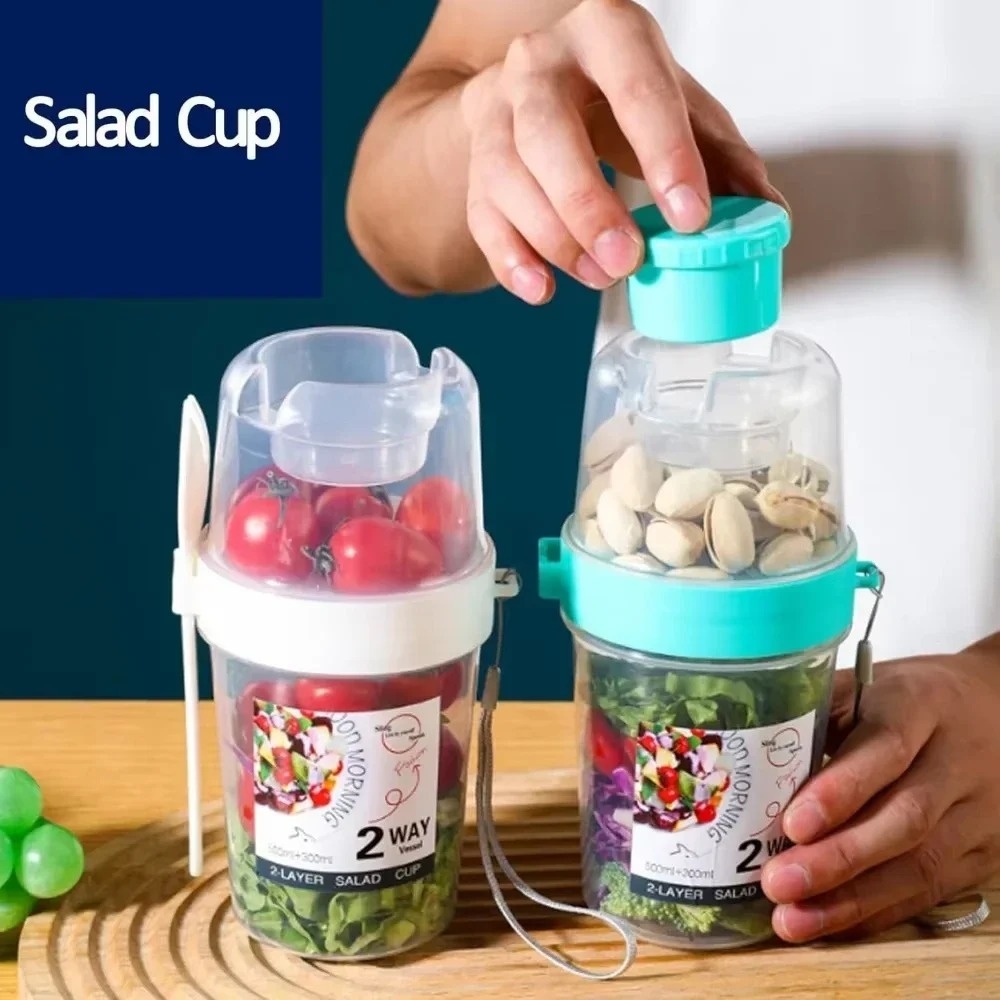Portable Salad Cup Breakfast C - Food Snacks Box review and price