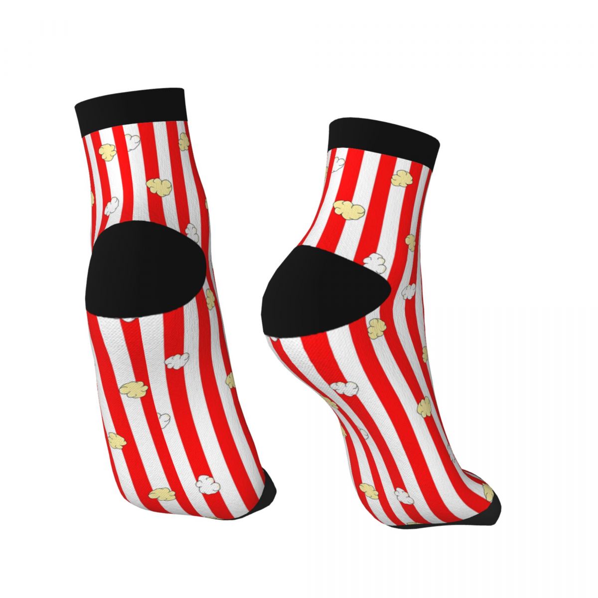 Cute Popcorn Striped Socks Sof - Food Lovers Snacks review and price