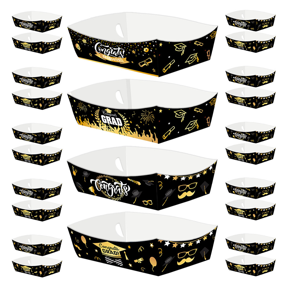 24Pcs Graduation-Themed Paper  - Food Snacks Party review and price
