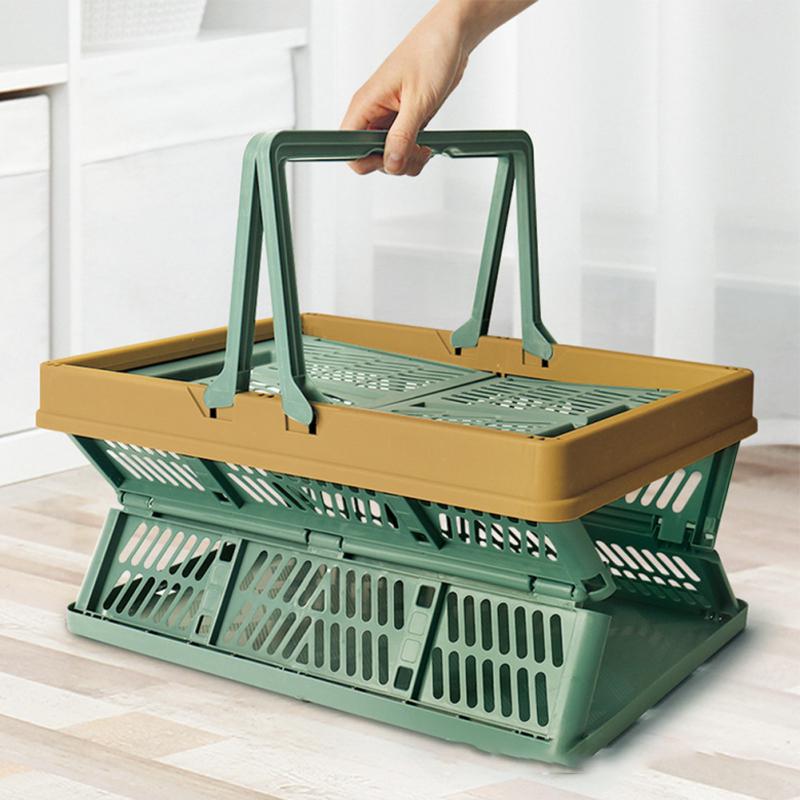 Foldable Picnic Basket Portabl - Food Grocery Snacks review and price