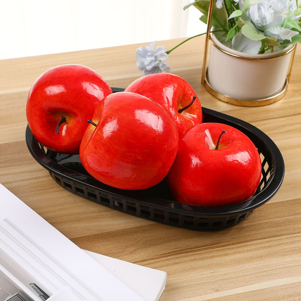 12Pcs Oval Plastic Storage Bas - Food Snacks Basket review and price
