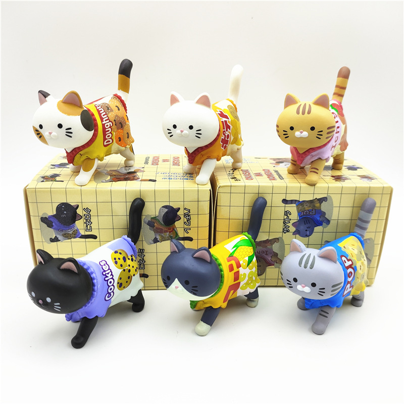 Cute Cat Blind Box Wearing Can - Food Snacks Box review and price