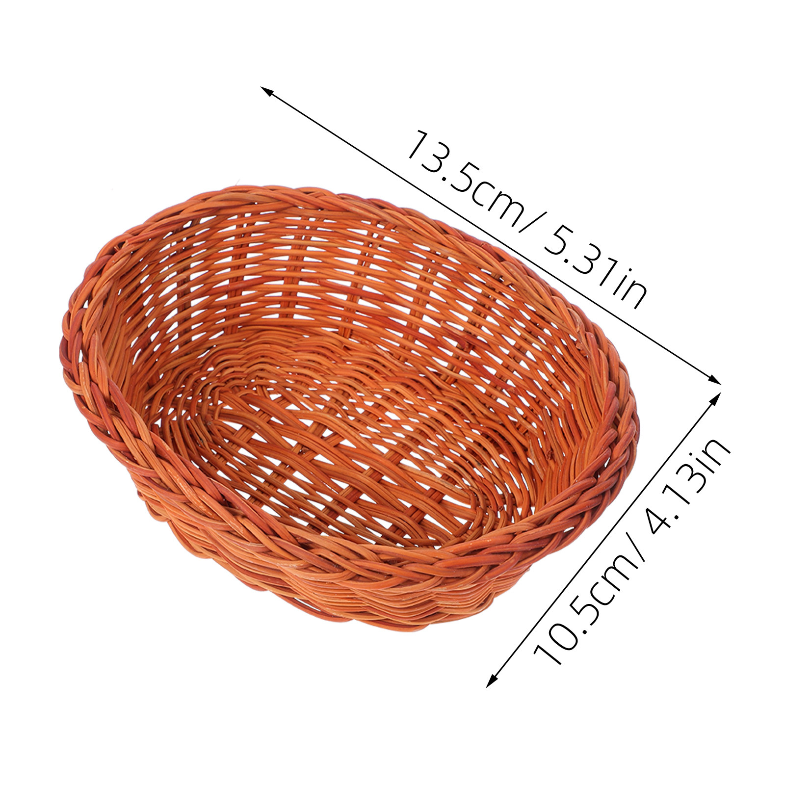 10Pcs Rattan Bread Basket Smal - Food Snacks Basket review and price