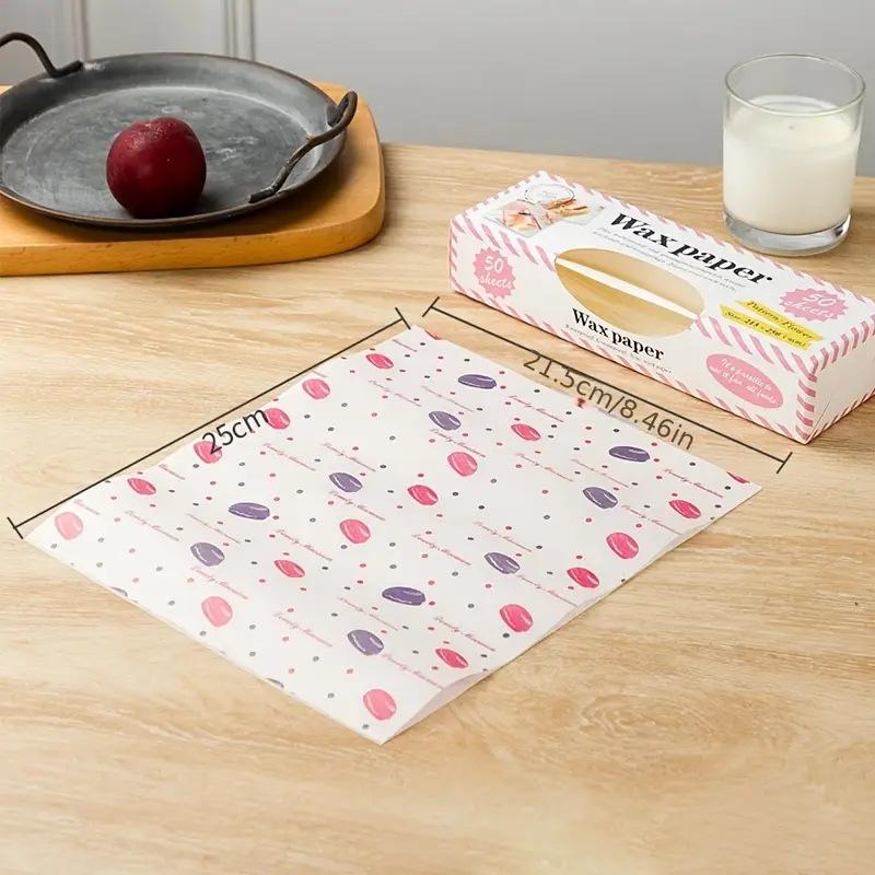 Colorful Patterned Wax Paper 5 - Food Snacks Basket review and price