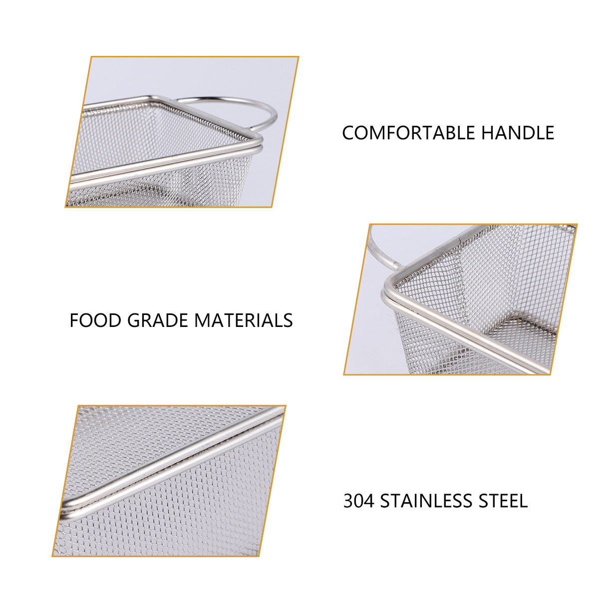 Stainless Steel Frying Basket  - Food Snacks Basket review and price