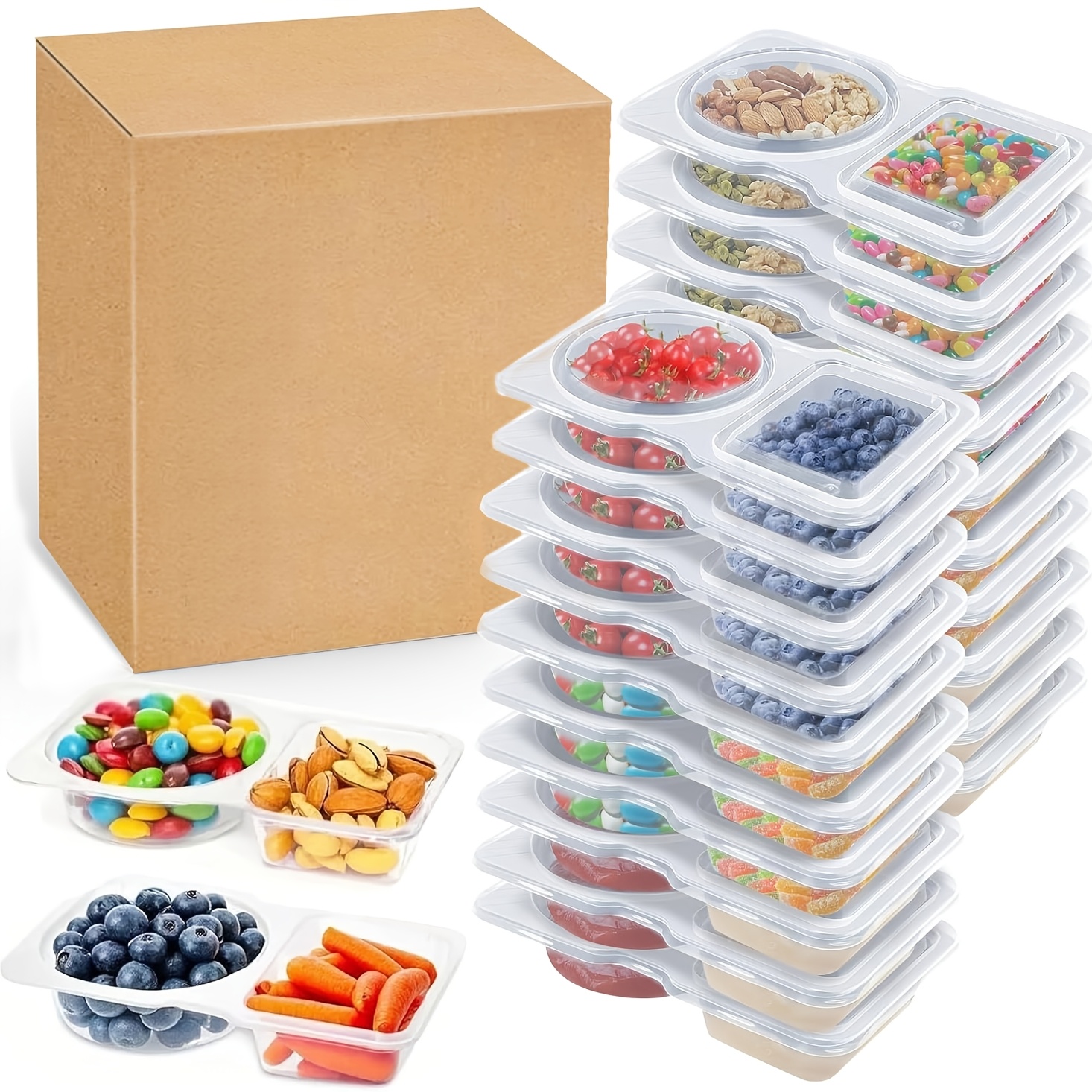 10Pcs Food Storage Containers  - Food Snacks Box review and price