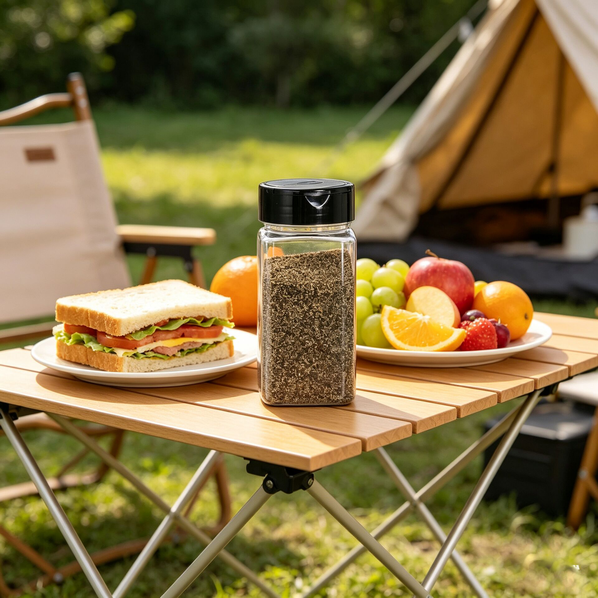 Square Large Plastic Spice Jar - Food Xxl review and price