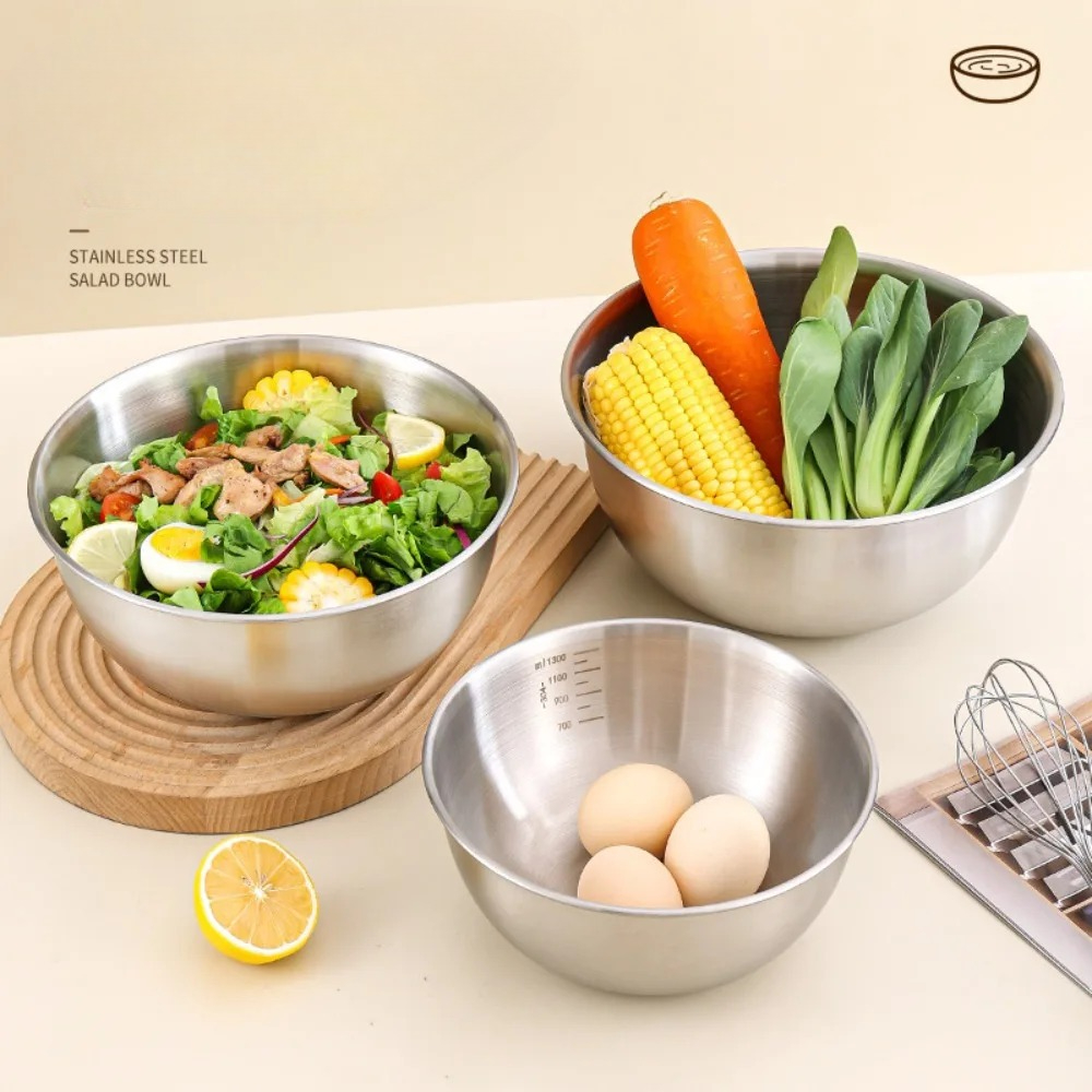 3pcs Stainless Steel Bowl Set  - Food Xxl review and price