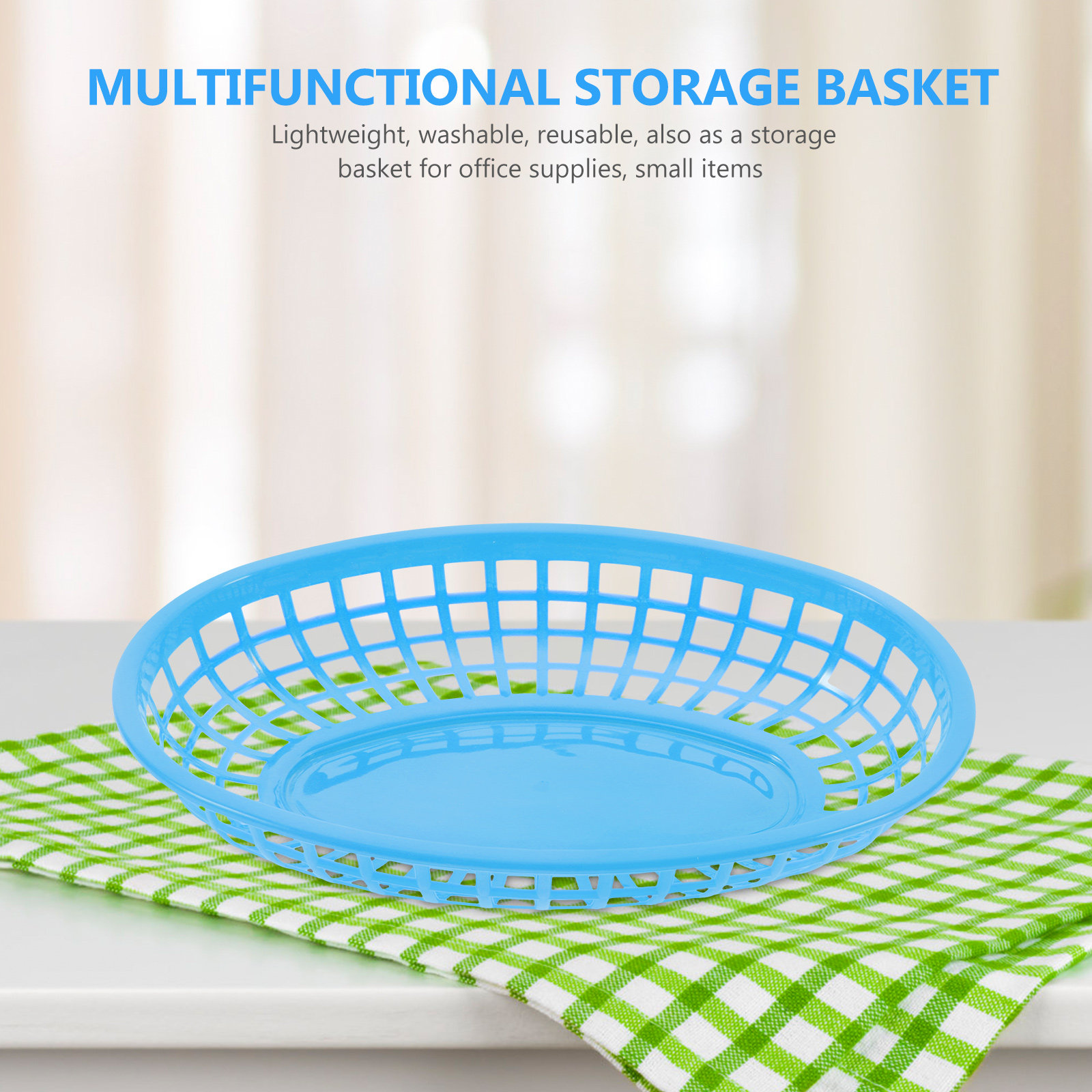 12Pcs Compact Reusable Plastic - Food Snacks Basket review and price