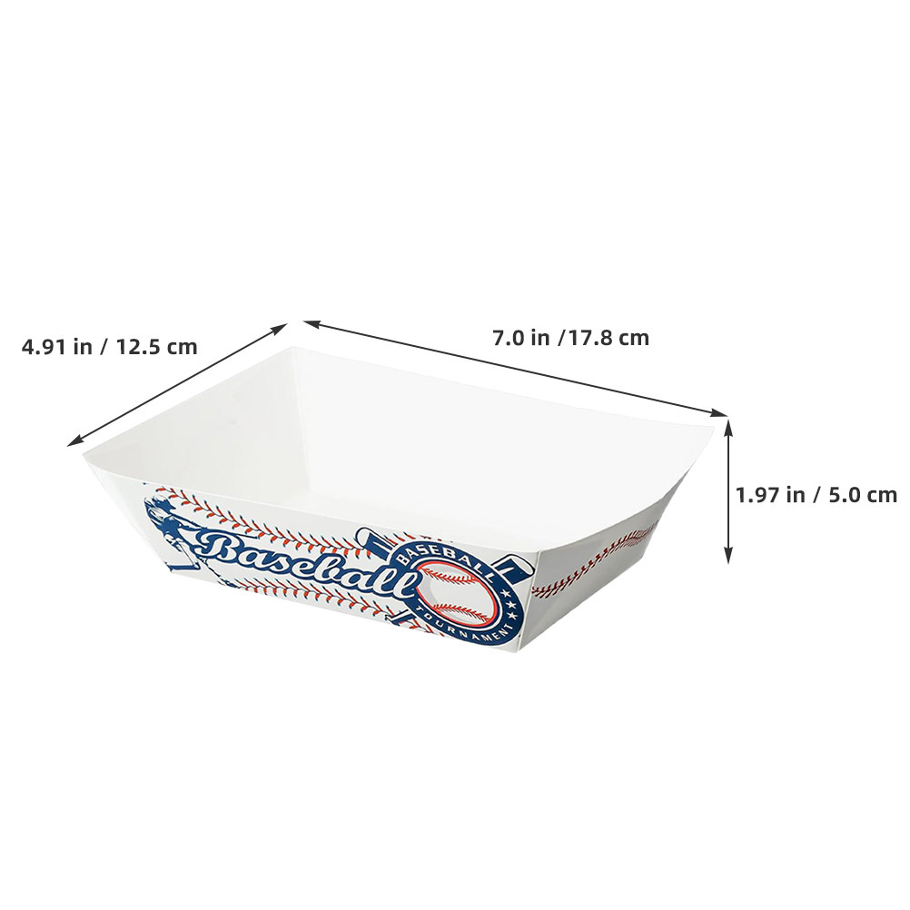 25Pcs Boat-Shaped Disposable F - Food Snacks Party review and price
