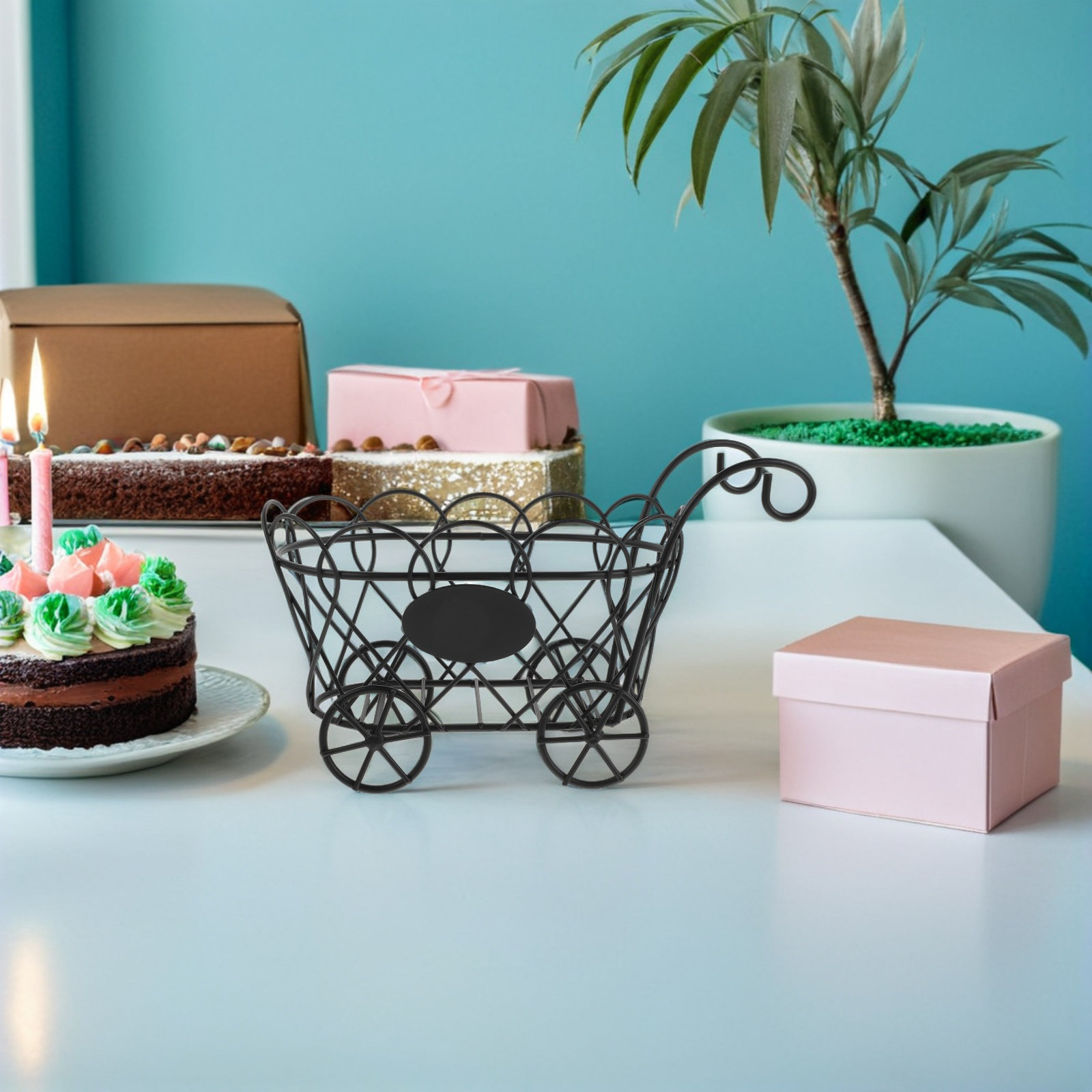 Creative Cradle Car Shape Blac - Food Snacks Party review and price