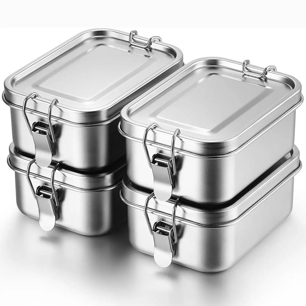 Stainless Steel Bento Box Meta - Food Snacks Box review and price